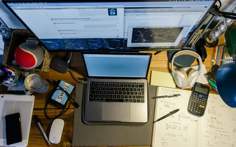 An image of laptop and monitor - MoveStore can securely store your electronic devices within our clean and dry storage vaults.
