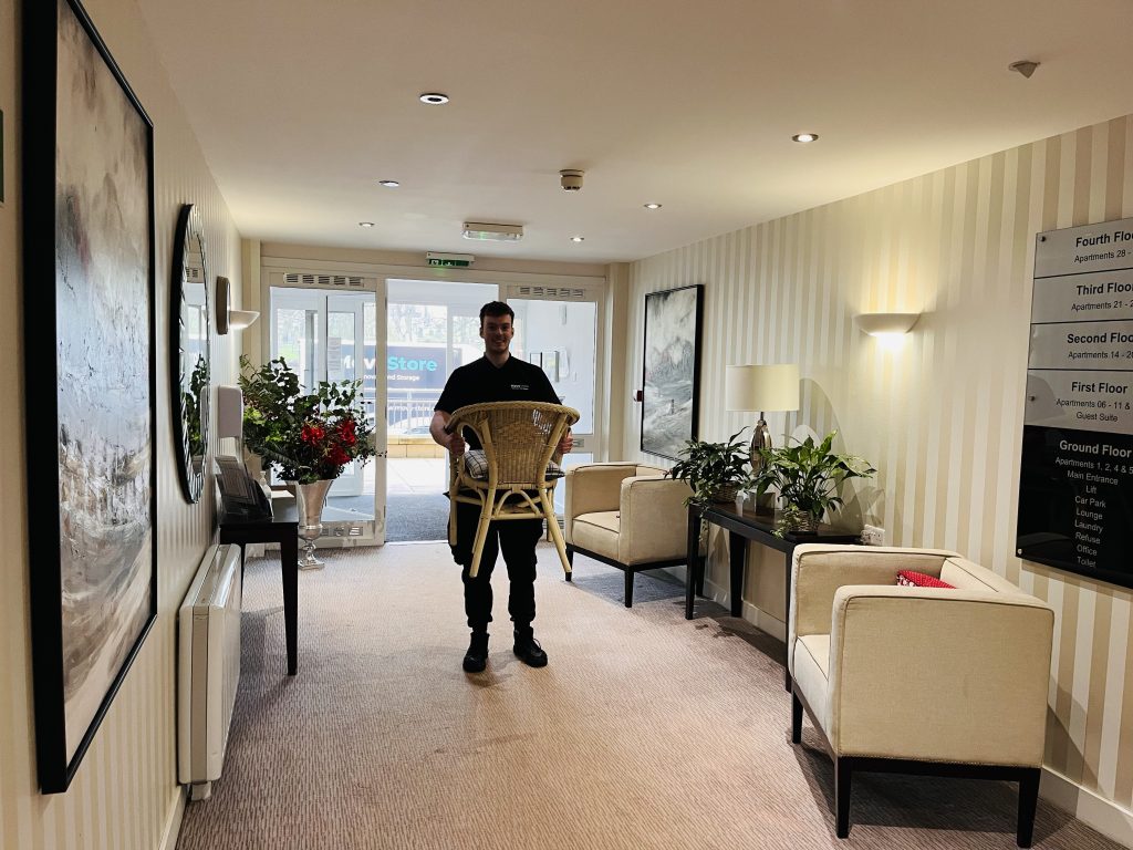 MoveStore moving a client into a Retirement Home