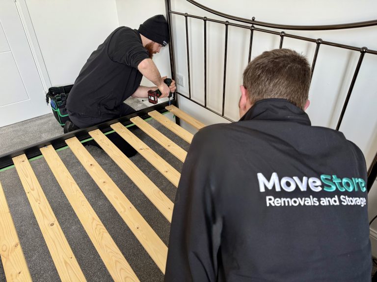 MoveStore - Fully trained staff dismantling a bed