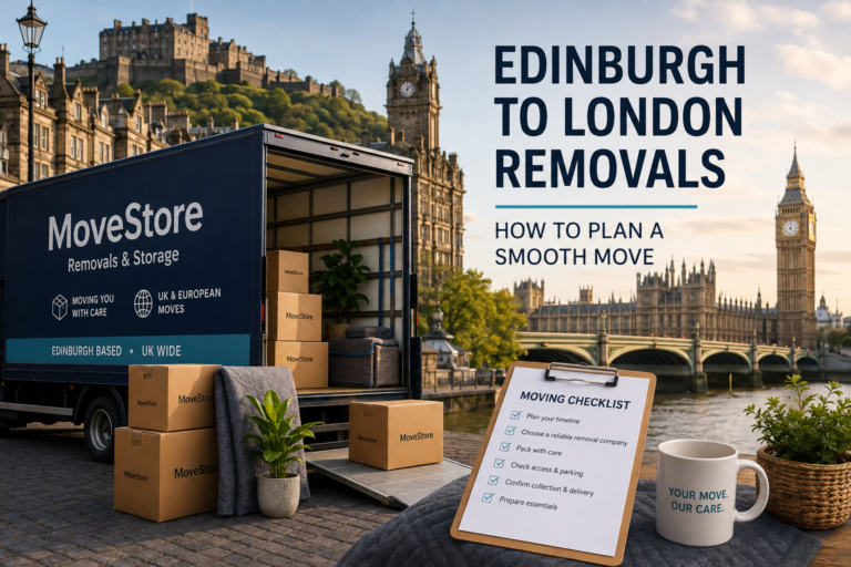 Edinburgh to London Removals: How to Plan a Smooth Move