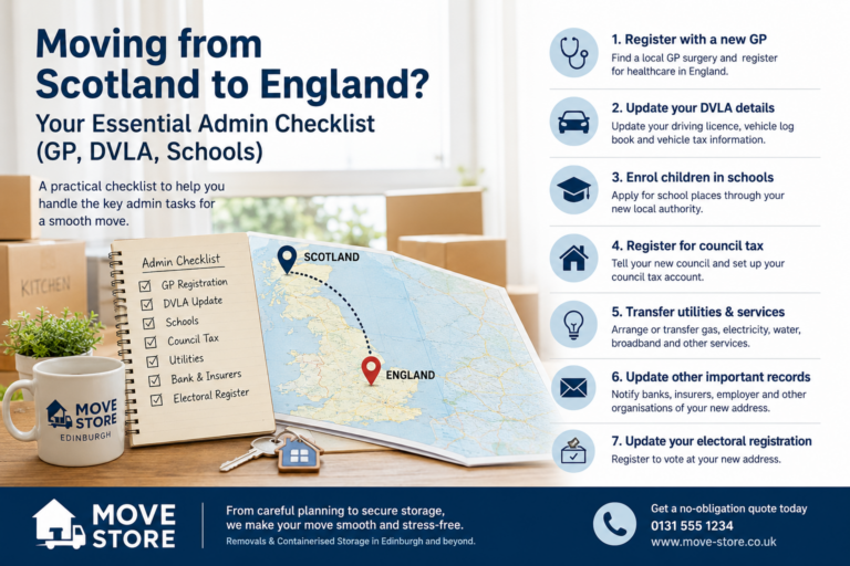 Moving Scotland to England: Admin Checklist (GP, DVLA, Schools)
