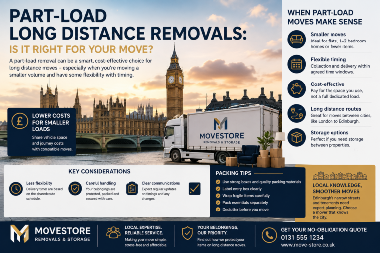 Part-Load Long Distance Removals - When It’s Worth It