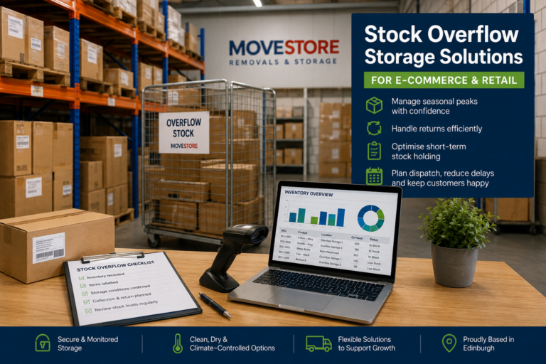 Stock Overflow Storage for E-commerce and Retail